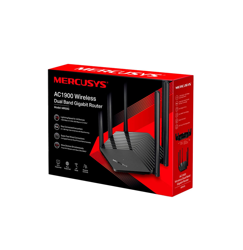 Router Dual Band Mercusys MR50G – AC1900