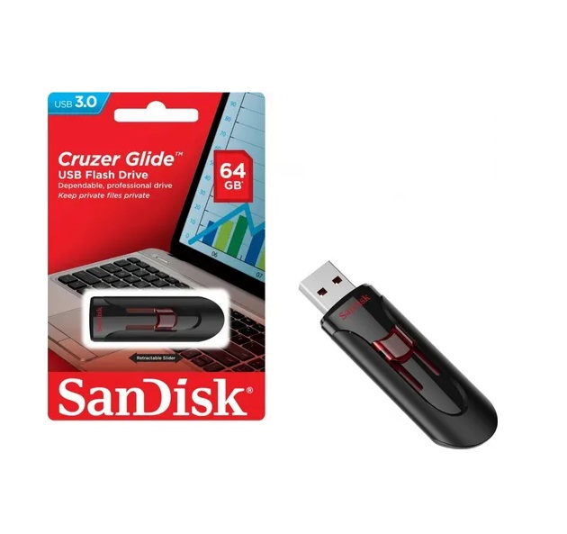 PENDRIVE SANDISK CRUZER 64GB USB 3.0
